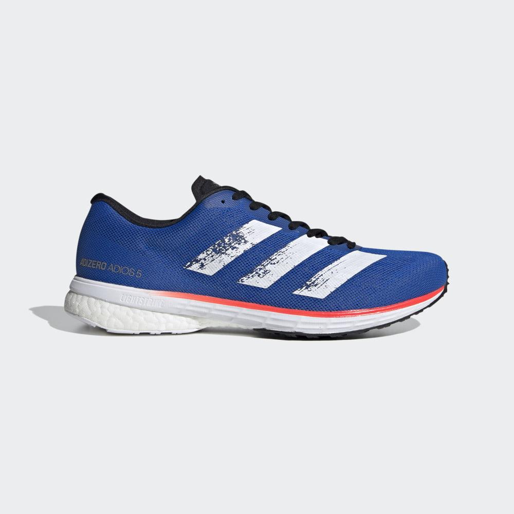 Adidas Men's Adizero Adios 5 Running Shoes Blue/White/Red Ireland EG1197